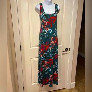 24Seven lounge tank dress 3x tropical